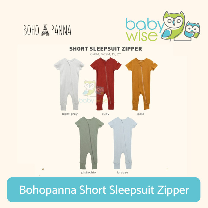 Bohopanna Short Sleepsuit Zipper Part 3 - Jumper Bayi