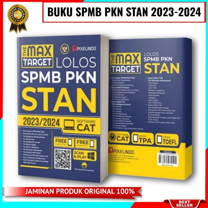 BUKU The Max Target Lolos SPMB PKN STAN 2023/2024