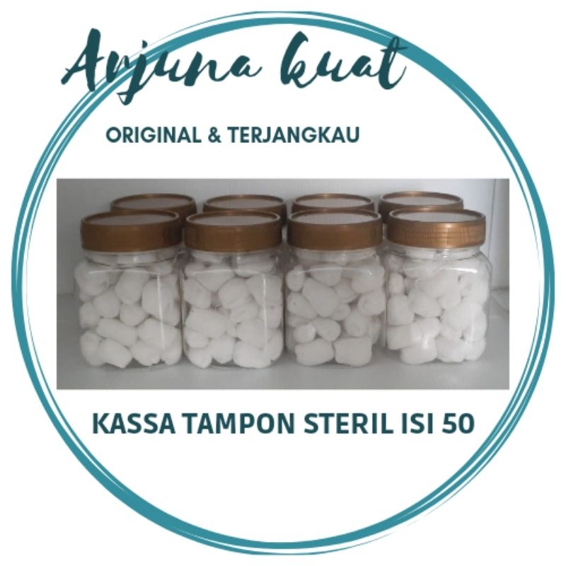 KASA TAMPON GIGI KASSA STERIL ISI 50 PCS