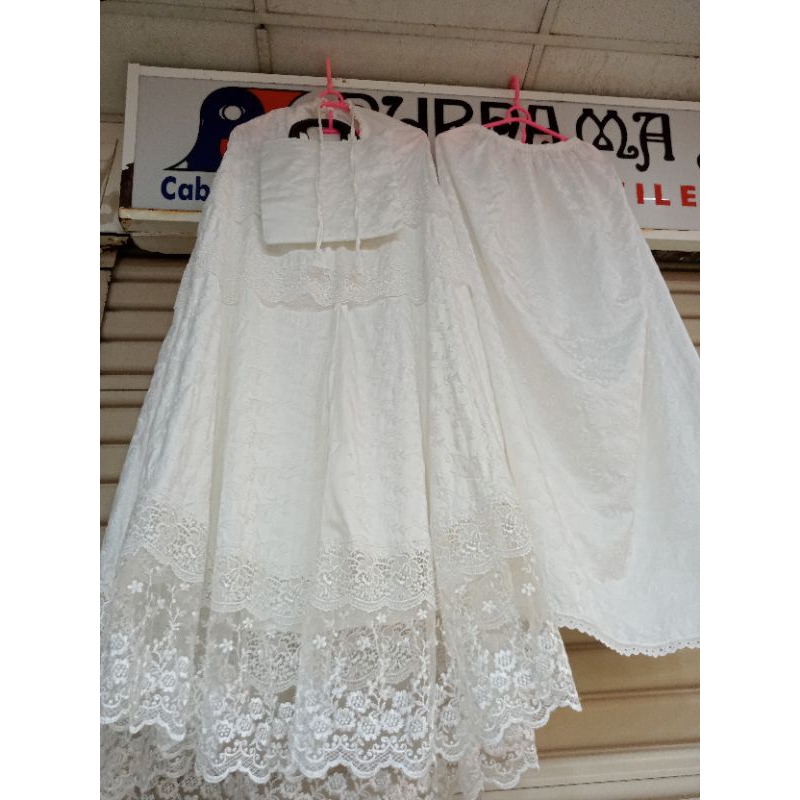 Mukena sutra paris original super mewah mukena dewasa sutra paris premium