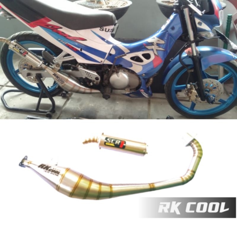 Knalpot Suzuki RK COOL full stainless
