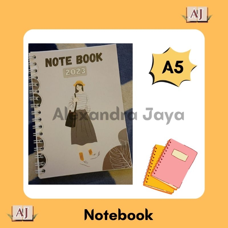 

Notes book Spiral|Notebook custom design|Buku catatan|Scrapbook|