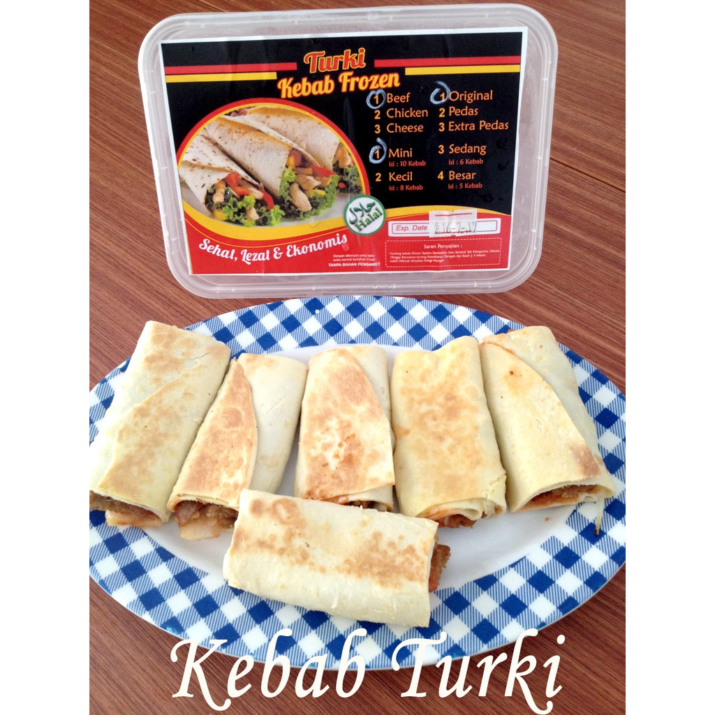 

Kebab Turki Mini Siap Saji Frozen Food - Original Isi 10Pcs