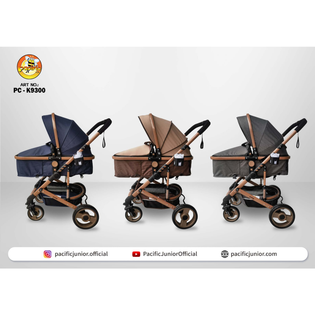 Stroller Pacific Junior 2in1 Baby Stroller PC-K9300 Kereta Dorong Bayi