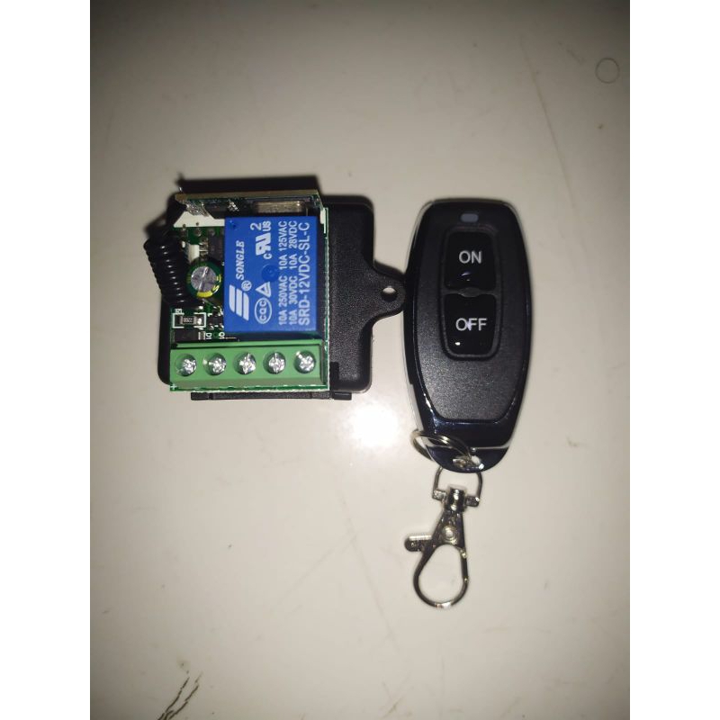 Wireless Relay Switch - Remot on off  Control jarak jauh Remote On off Motor  - 433 MHz Remot  relay