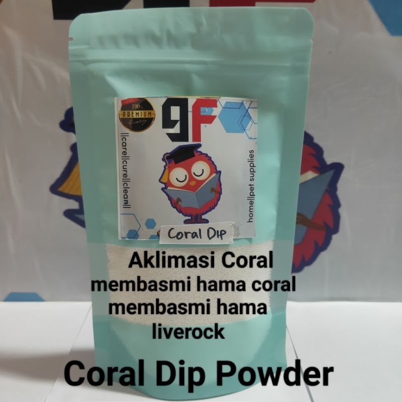 coral dip bubuk pembasmi hama coral laut 200gr