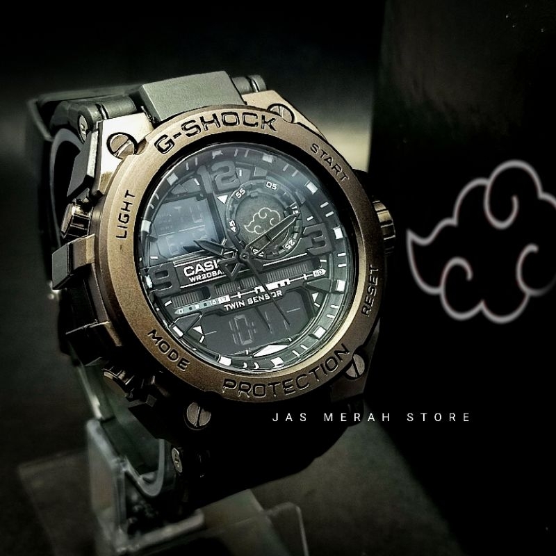 Jam Tangan Akatsuki X G Shock GST Black Digital Analog