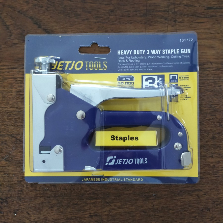 

Jetjo Tools Heavy Duty 3 Way Staple Gun 6-14 MM