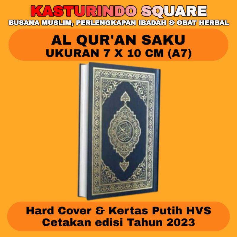 Mushaf Al-Qur'an Kecil Ukuran Saku Hafalan Tahfidz Qur'an
