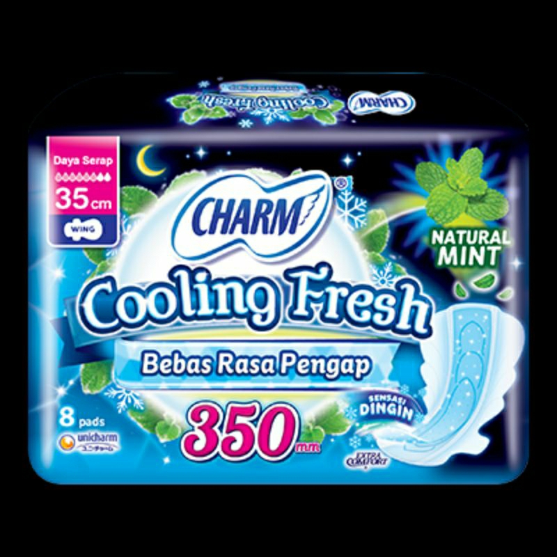 Pembalut Charm 35 cm Cooling Fresh