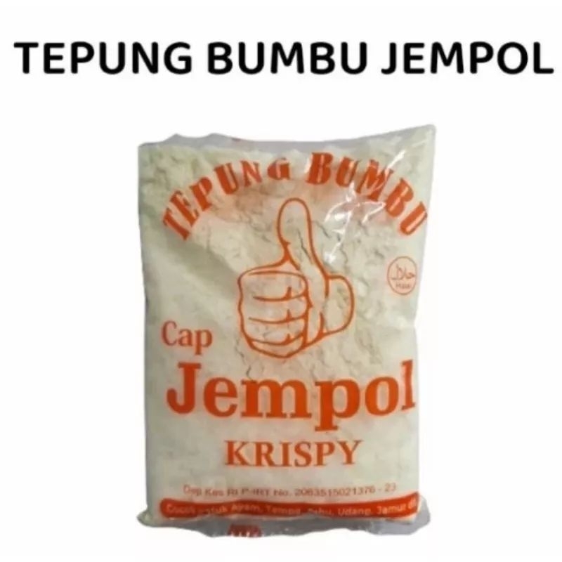 

(10 pcs x 90 gr)TEPUNG CRISPY KRIUK CAP JEMPOL