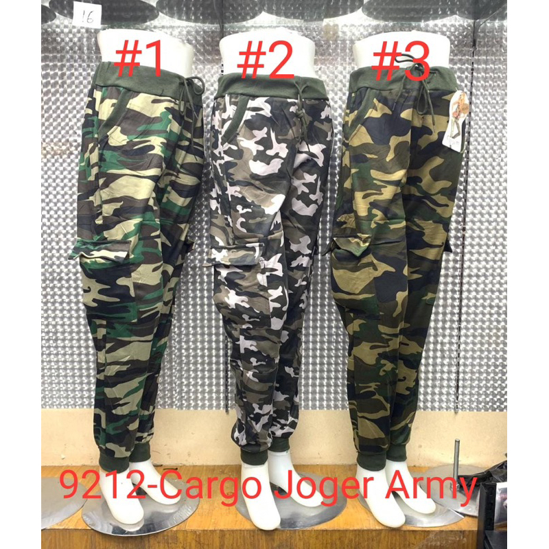 kargo Celana panjang Army celana wanita-celana cargo army