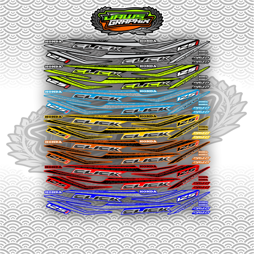 STRIPING VARIO 125 NEW click 125i 2016