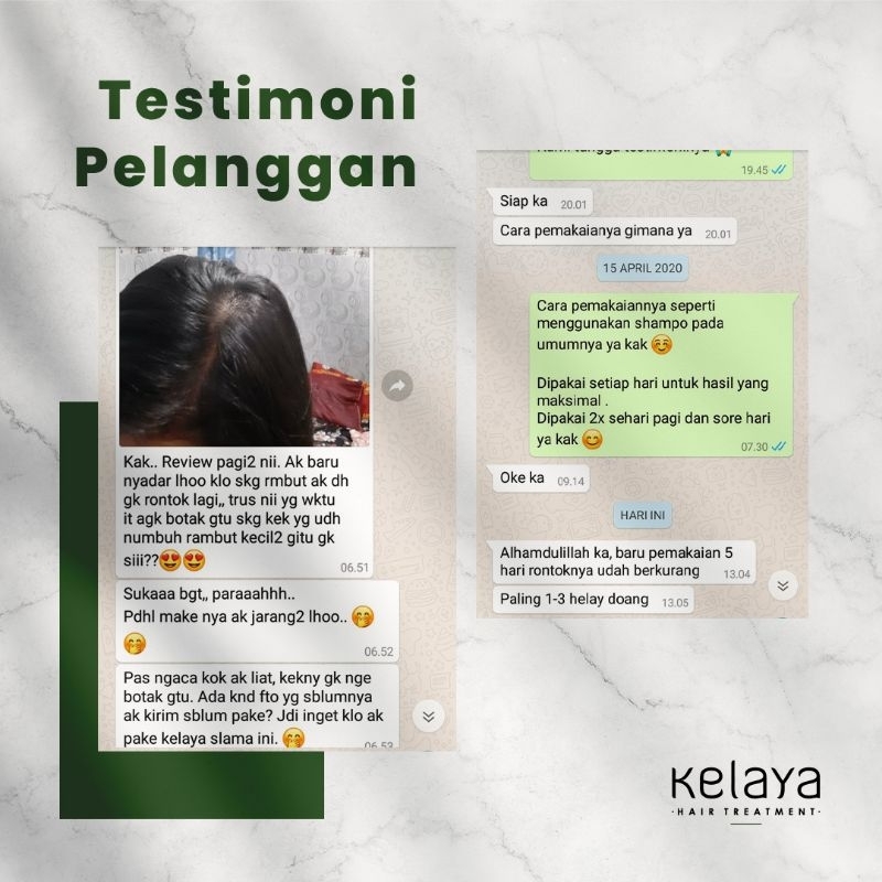 Shampo KELAYA Hair Threatment Shampoo Rambut Rontok Shampo Ketombe Shampo Penumbuh Rambut