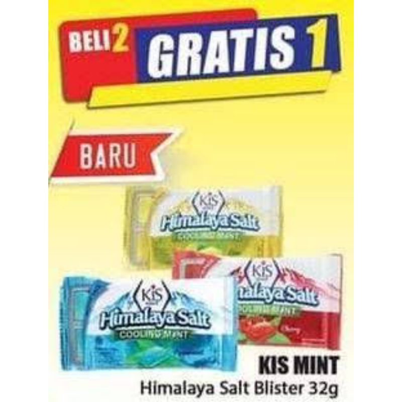 

PROMO BELI 2 GRATIS 1 PERMEN KISS HIMALAYA SALT COOLING ALL VARIAN