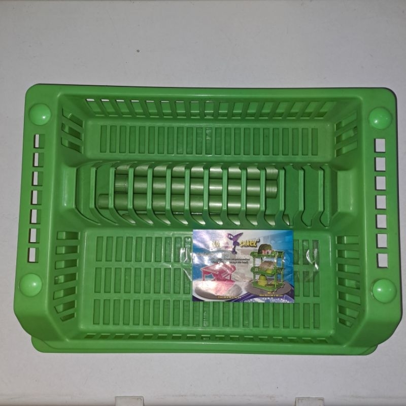 rak piring meja tatakan susun 2 plastik