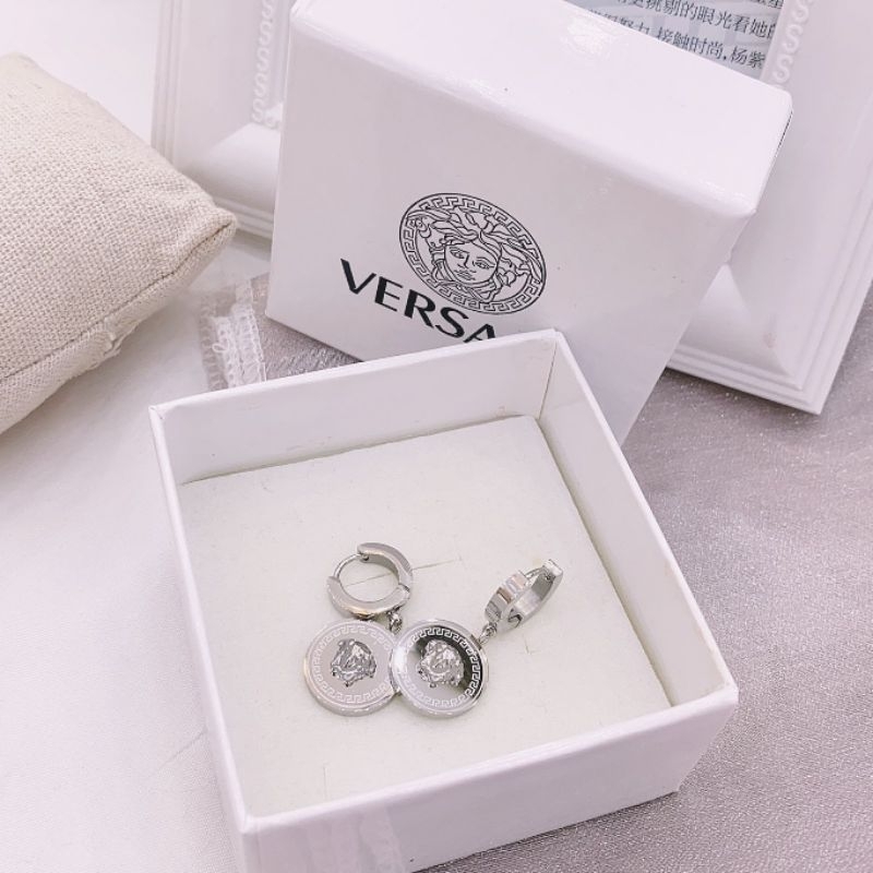 Anting Titanium asli mirip emas asli Premium Quality Anti Karat Anti Alergi Anting Stainless steel Ori At399