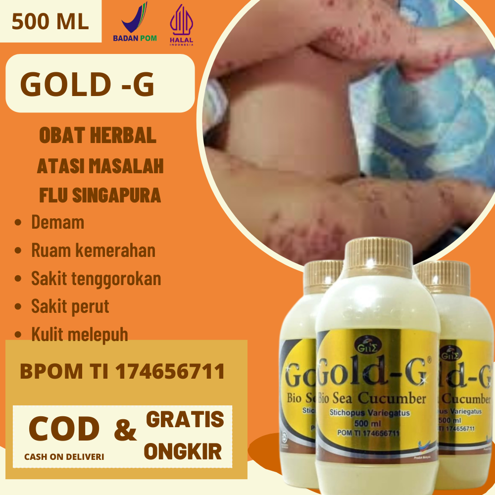 Terbaik Gold-G Atasi Kulit Melepuh Ruam Kemerahan Demam Obat Flu Singapura Terbukti Ampuh Dan Aman P