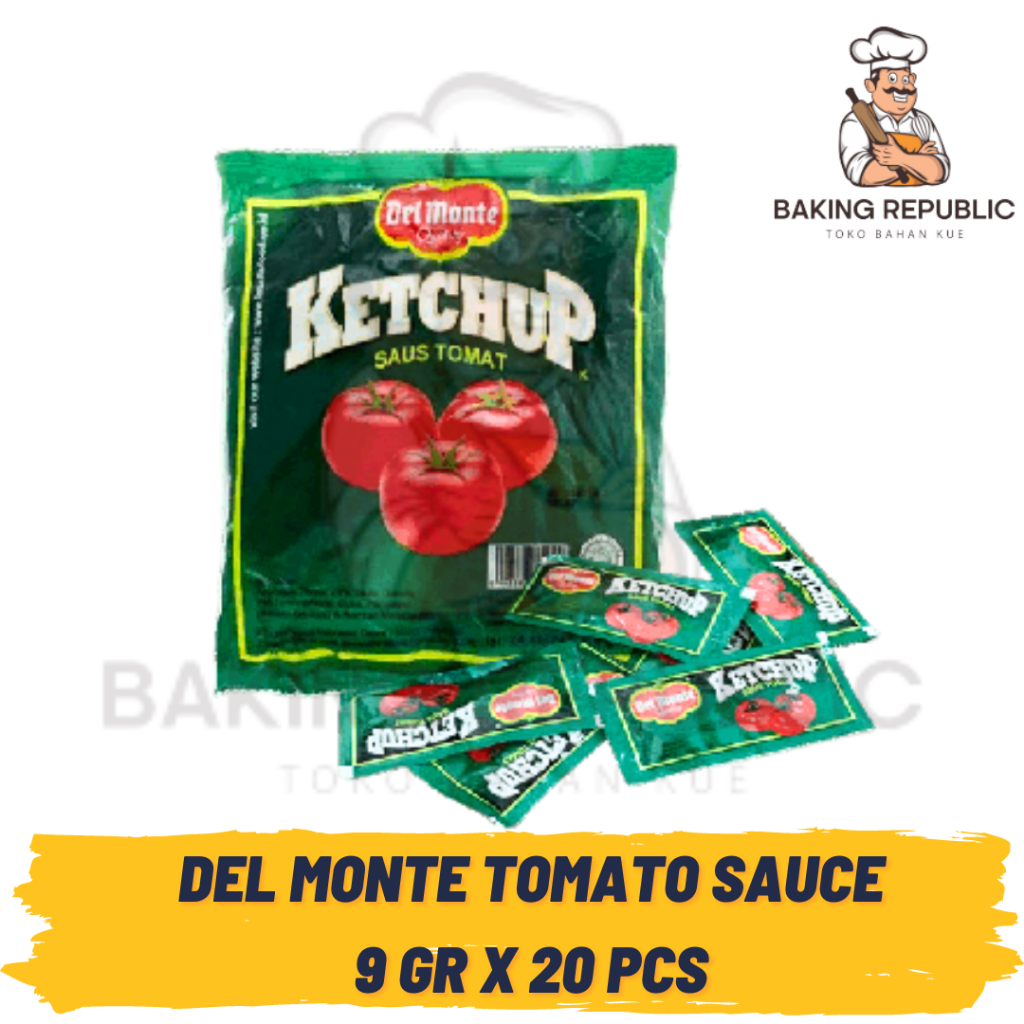 

DELMONTE TOMAT SACHET | 9 GR X 20 PCS | DEL MONTE SAUS TOMAT