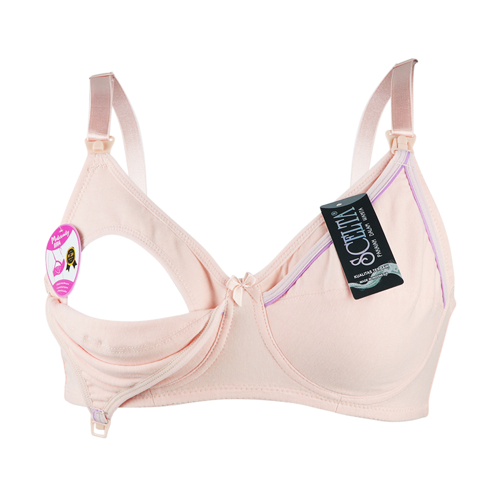Scelta - Maternity Nursing Bra Menyusui Kancing Depan Tanpa Kawat Bh Hamil Sck M 059