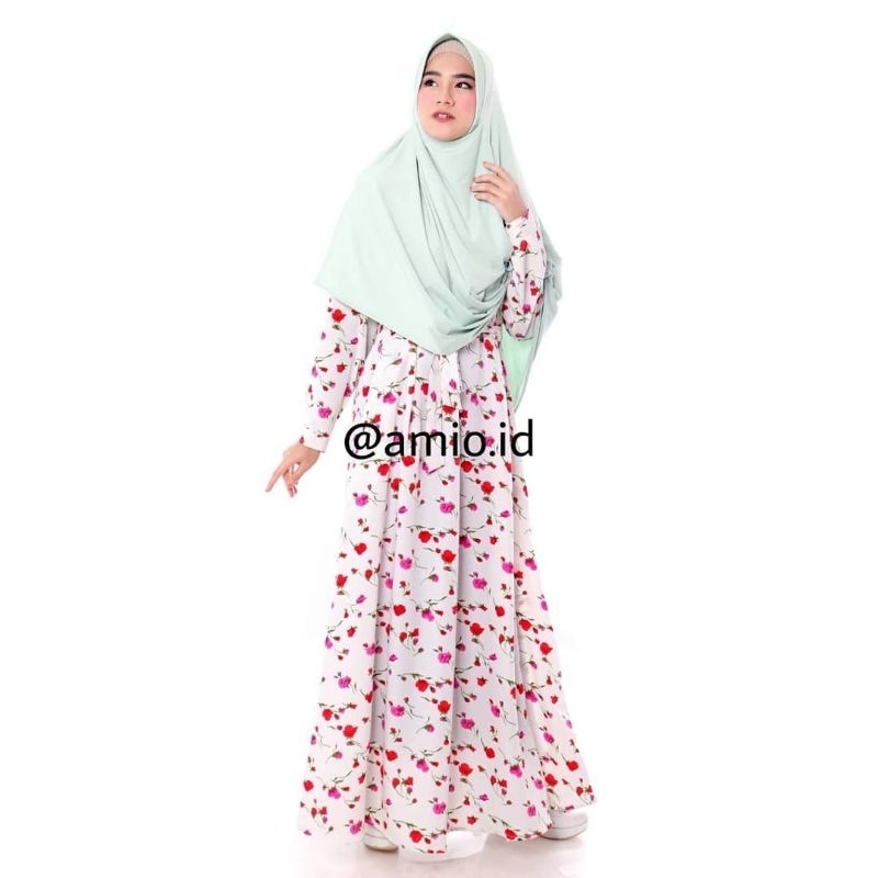 Gamis by Amio.id kode Kuncup White