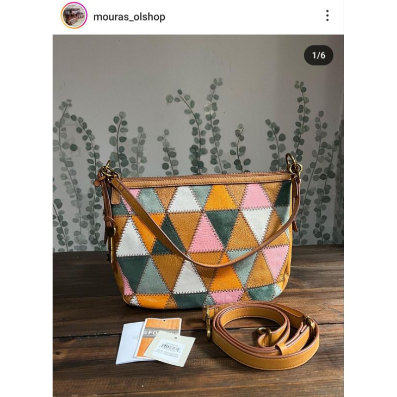 Fossil Jolie Crossbody Bag Light Patchwork