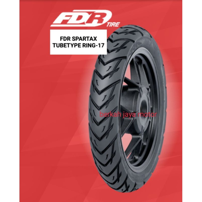 BAN DEPAN & BELAKANG RING-17 FDR spartax tubetype