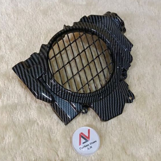 Cover Tutup Radiator Vario 110 Karbu Lama Full Carbon - Karbon Celup - Karbon WTP - Karbon Cover Bod