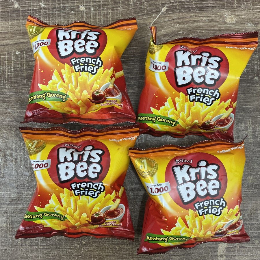 

kris bee french fries snack 15 gram 10 pcs