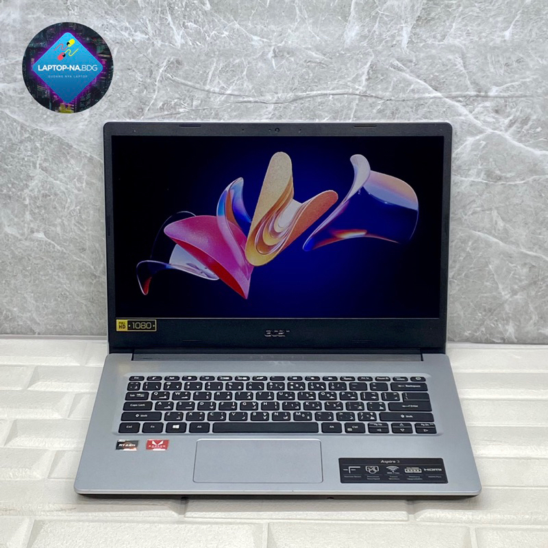 Laptop Premium Gaming Editing Desain Acer Aspire 3 AMD Ryzen 5 Ram 8/256Gb VGA Vega 8