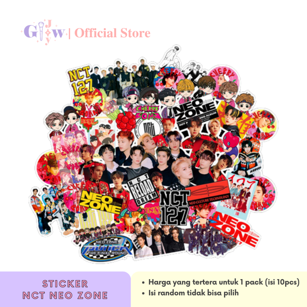 

A6011 STICKER 10PCS (NCT NEO ZONE) anti air notebook scrapbook label tempel motif kartun superhero super hero unik lucu atk alat tulis murah kartun komputer leptop handphone hp smartphone koper laptop tembok kulkas