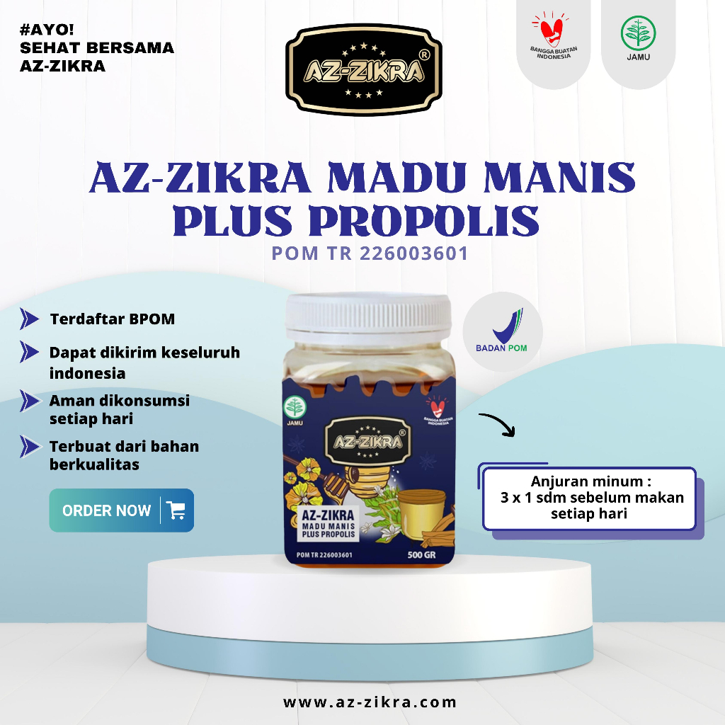 

Madu AZ-ZIKRA HUTAN & HERBAL 500gr Original