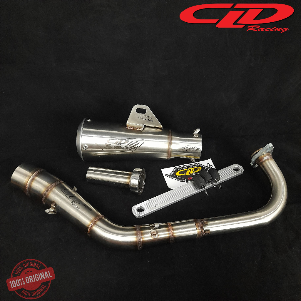 KNALPOT CLD TYPE MONSTER X MIO J MO M3 FINO 125 SOUL GT 125 X RIDE XEON RC XEON GT