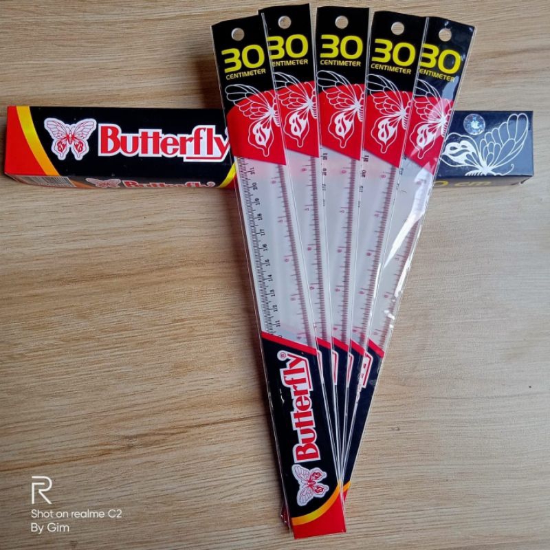 

ECER Penggaris Butterfly 30cm