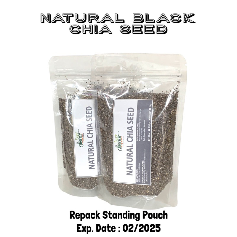 

Black Chia Seed Natural 1Kg / Chia Seed