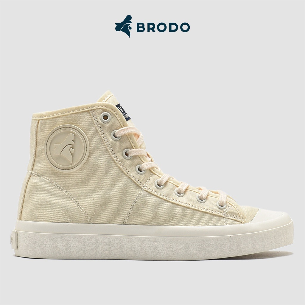 [Soleandjoy] BRODO - Vantage V2 Hi Natural White WS Sepatu High Cream