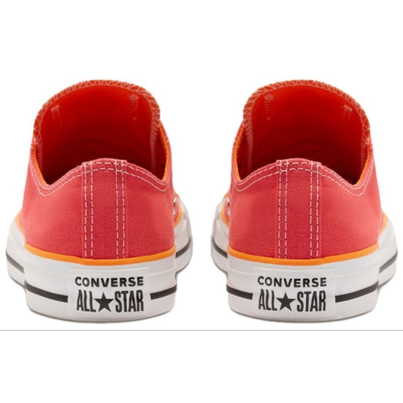 Sepatu Sneakers Wanita Converse CT AS Ox Pink Orange In Red