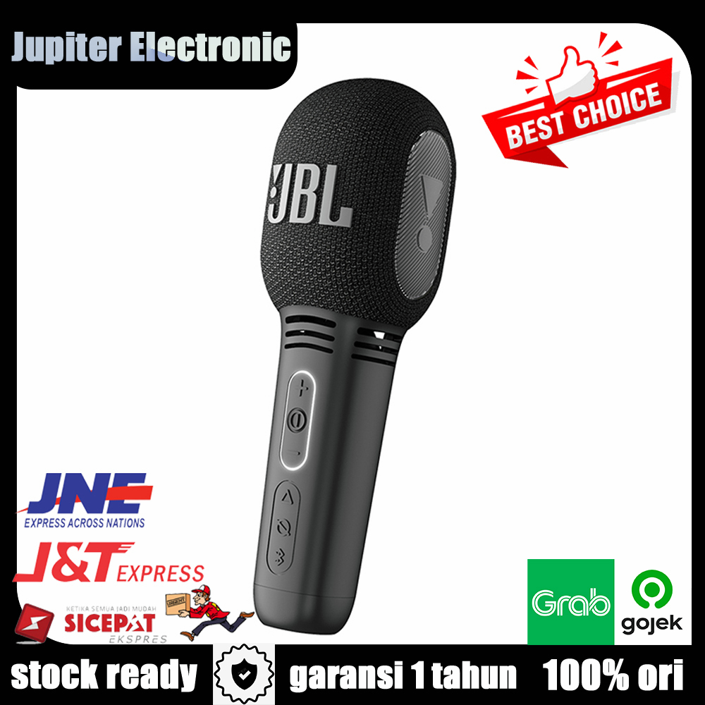 JBL KMC 300 Bluetooth Wireless Microphone Handheld Karaoke - Hitam
