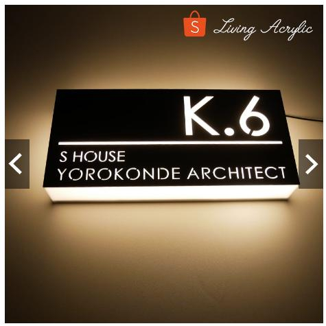 Custom Neon Box Full Akrilik 60x40cm
