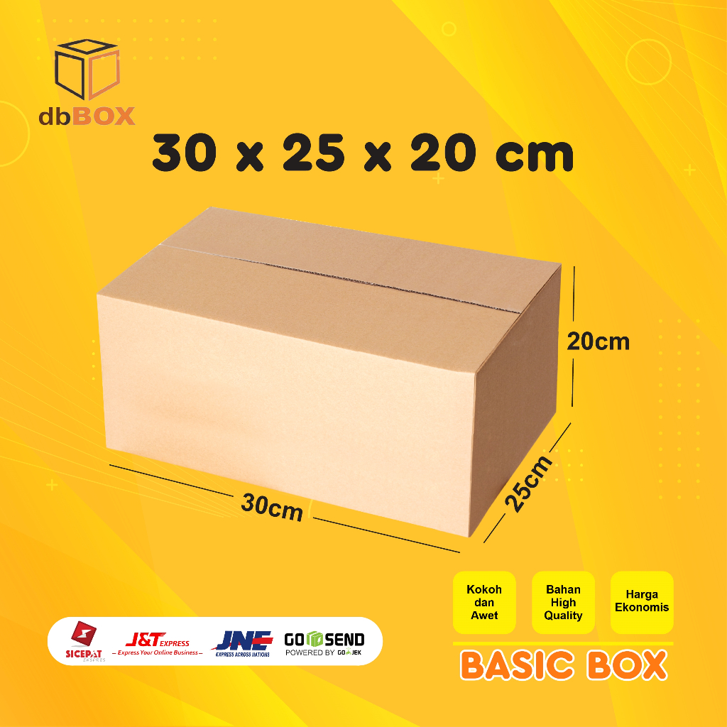 

BOX KARDUS 30x25x20 cm DUS PACKING BOX BOX