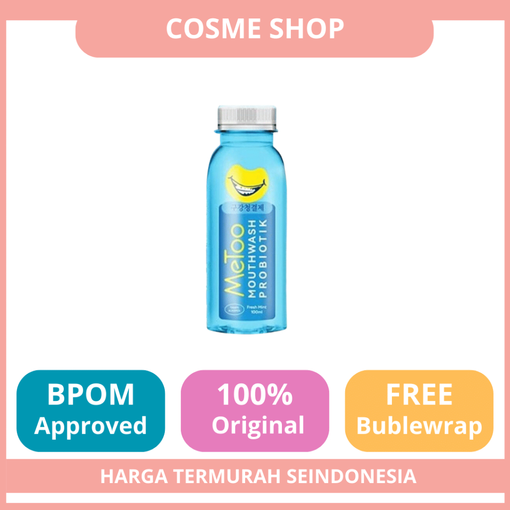 MeeToo Mouthwash Fresh Mint 100ML/Pemutih Gigi/Kumur Gigi