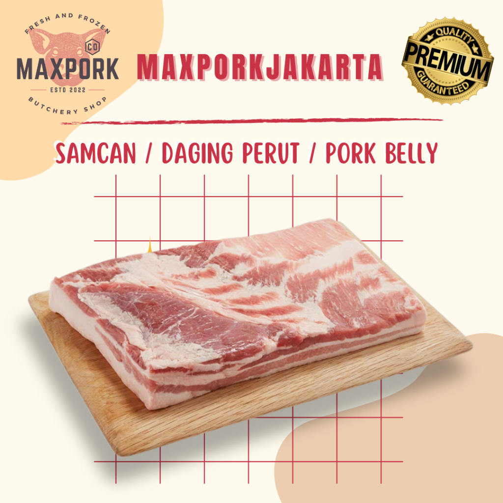 

Daging Babi Samcan / Pork Belly / Samcan Lapis Fresh