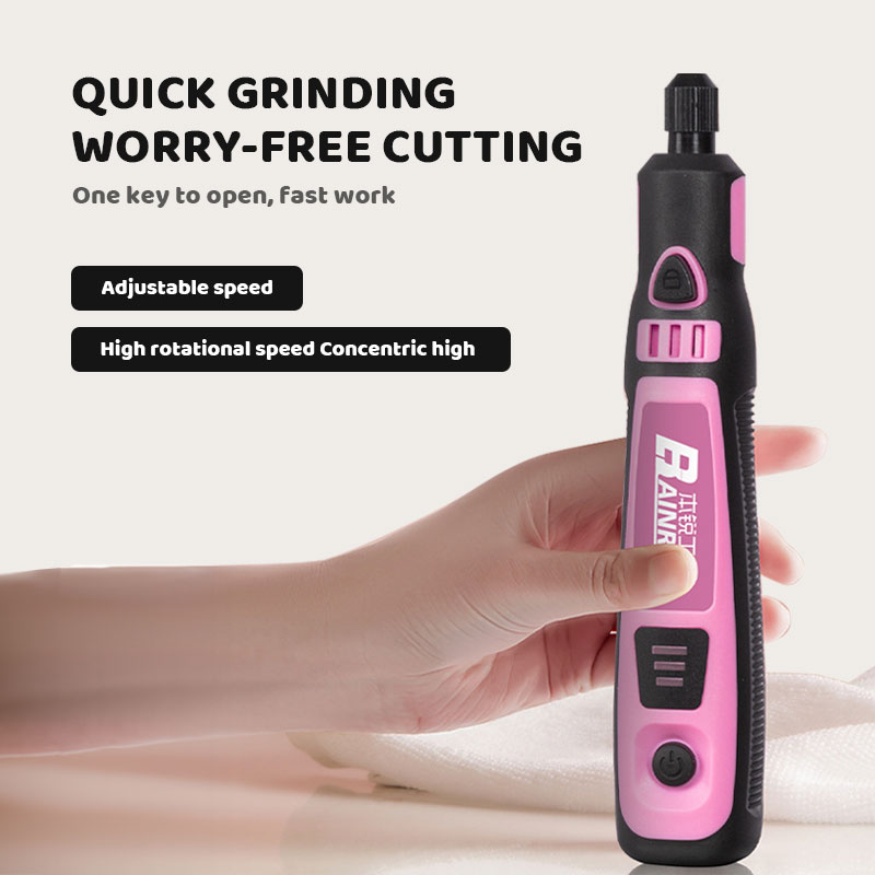 Mukava Electric Engraving Pen Baterai Lithium Mini Penggiling Listrik Polishing Mesin Mesin Manikur Mesin Kecepatan Disesuaikan