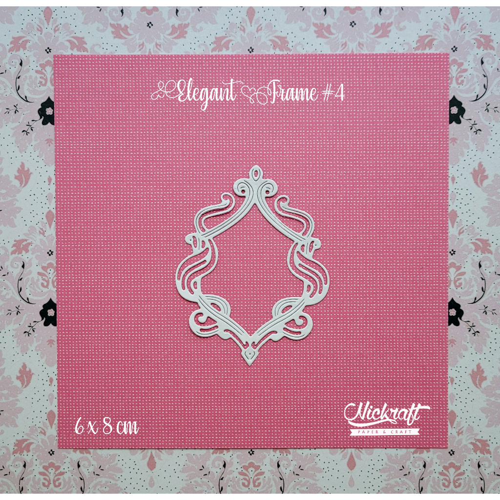 

ELEGANT FRAME #4 - Die Cut Hiasan Scrapbook Jurnal