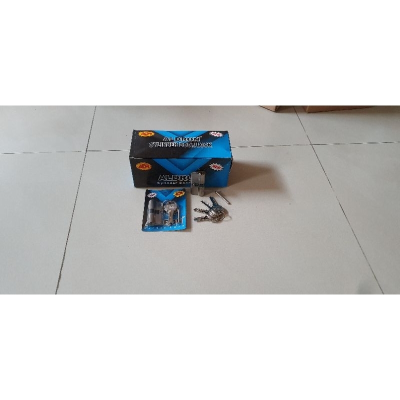 silinder kunci pintu besar aldron ukuran 3,2 cm x 6 cm