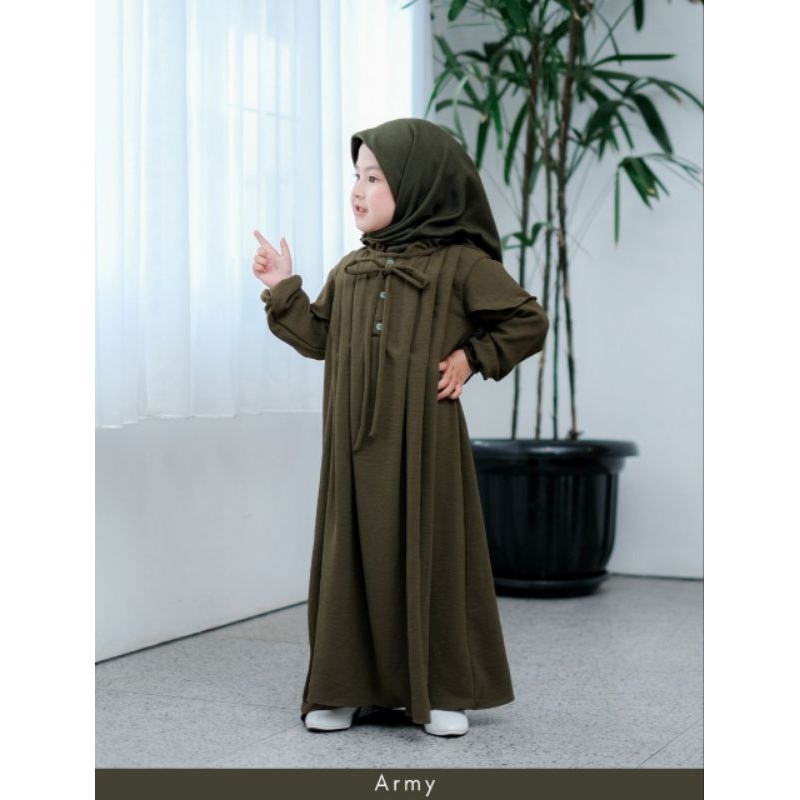 Aleta Dress | SAZ daily | rekomendasi abaya | rekomendasi Dress couple ibu dan anak