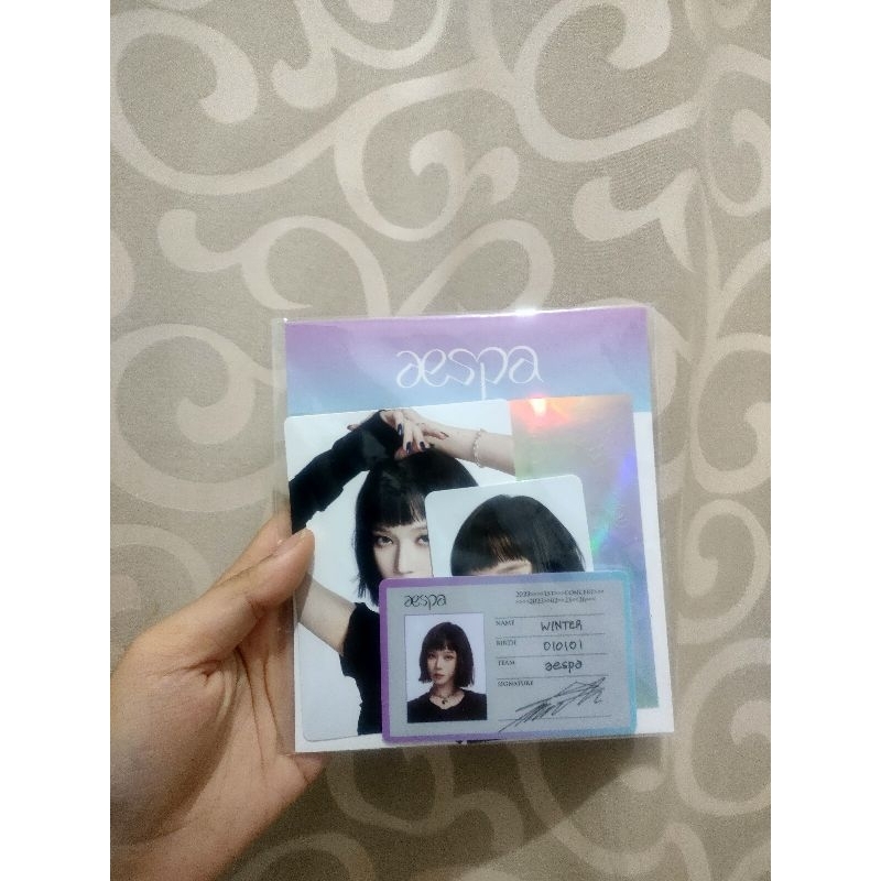 

[READY] AESPA MD WINTER ID CARD + STICKER DECO SET SEALED