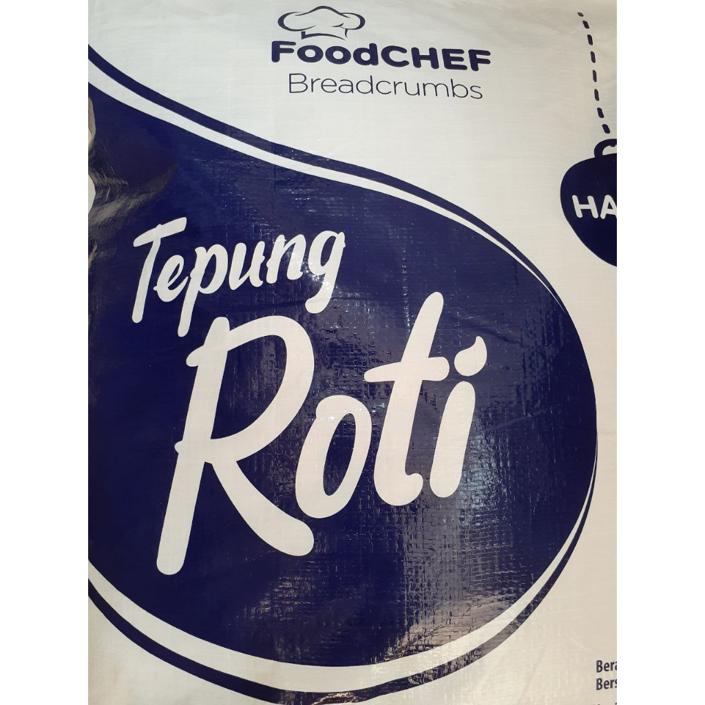 

Tepung Roti Breadcrumb Panir Panko Mix Halus Food Chef Repack 1kg