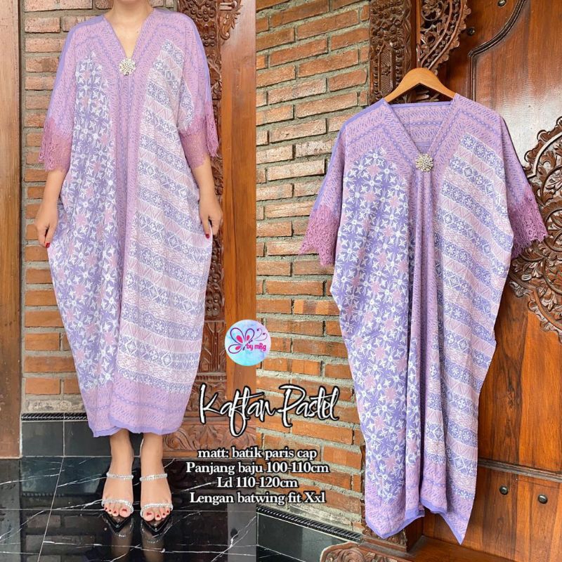 kaftan paris/kaftan tunik/kaftan wanita batik