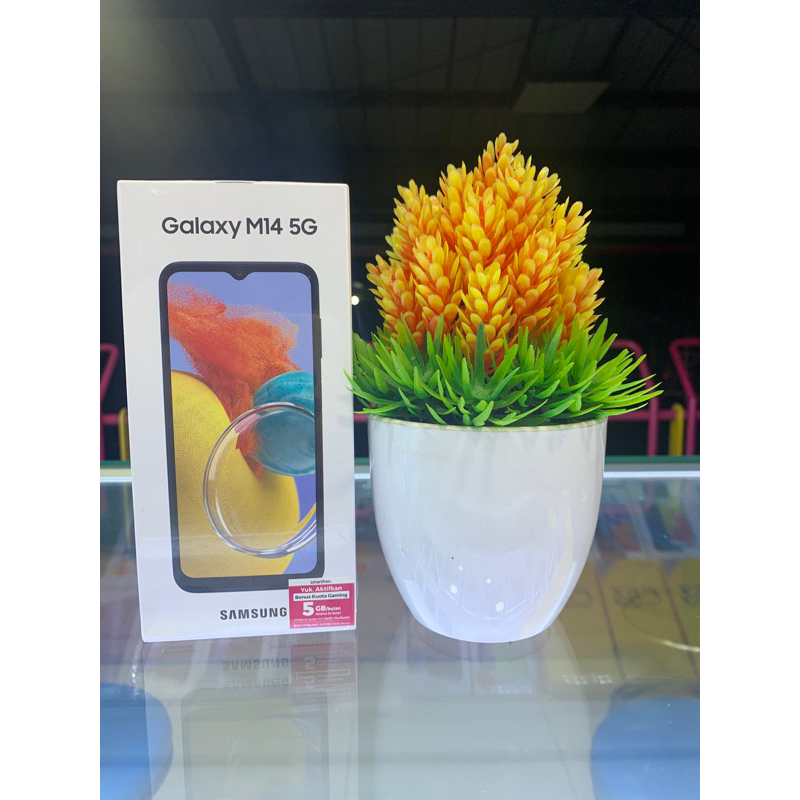 samsung M14 ram 4/128  5g new garansi reami